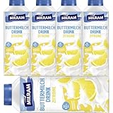 Milram Buttermilch Drink Zitrone Milch 0,4% Fett.750 Mililiter x 5 STÜCK [Frischegarantie]