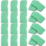 TDCuizent 20 Stück Aquarium-Ammoniakentfernungspads für 306/307/407 Filterfaser-Baumwoll-Filtermedien für Süß- und Salzwassertanks, 2 x 7,3 cm Ersatz-Filtereinsätze