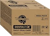 PEDIGREE DentaStix Zahnpflegesnack - 112 Stück - für mittelgroße Hunde (10–25kg) – Hundeleckerli mit Huhn– & Rindgeschmack für jeden Tag, Zahnpflege Hund für gesunde Zähne - 1 Großpackung