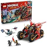 LEGO NINJAGO Ninja-Actionflitzer - 3-in-1-Spielzeug mit 2 Ninja-Bikes, 1 Jet und 6 Minifiguren, einschließlich Kai und Frak - Aufstieg der Drachen Geschenk für Jungen ab 8 Jahren - 71844