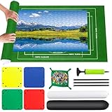 VFANDV Puzzle Matte, Puzzlematte 500 1000 1500 Teile Puzzle Teppich Puzzle Rollmatte - Tragbare Puzzlematte Puzzle Roll Storage Mat, 66 * 116CM