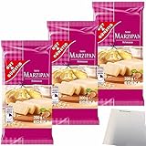 Gut&Günstig Marzipanrohmasse zum Backen und Naschen 3er Pack (3x200g Packung) + usy Block