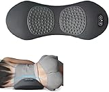 3-in-1 Rückenmassagegerät mit Vibration, Wärme & Dehnung – Ergonomische Rückenstütze zur Linderung von Rückenschmerzen & Förderung einer gesunden Körperhaltung (Dunkelgrau)