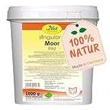 cdVet Naturprodukte Singulares Moor 1,8 kg - Hund, Katze, Pferd, Nager, Heimtiere - unterstützt Magen-Darm-Tätigkeit - reguliert Magensäurekonzentration - reich an Huminsäuren+Mineralstoffen -