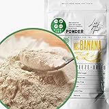 Gefriergetrocknete Bananen Im Pulver | 100% Fruchtpulver Gefriergetrocknet Bananenpulver | Für Smoothie, Backen, Kuchen | Trockenfrüchte Banane | Freeze Dried Fruit | Banana Powder ZingyZoo