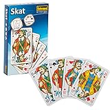 Idena 6250100 - Skatspiel mit französischem Blatt, 32 Karten, ca. 5,9 x 9,1 cm, das beliebteste Kartenspiel der Deutschen, für Wettbewerbe oder Spieleabende