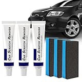 3 Stück Kratzer Entferner Auto, Auto Kratzer Entferner, Autolack Kratzer Entferner, Car Scratch Remover Repair Set, Autokratzerentferner, Kratzerentferner Autopolitur für Kfz-Lack-Reparatur Lackpflege