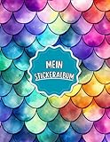 Mein Stickeralbum: Leeres Stickerbuch, stickeralbum leer zum sammeln