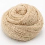 mjolda Filzwolle 20gr. Merinowolle/Märchenwolle zum Trockenfilzen und Nassfilzen (beige)