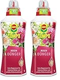 Compo Rosendünger Flüssig 1 l (Packung mit 2)
