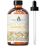 EVOKE OCCU Jasmin ätherisches Öl 118 ml, reines Jasminöl für Aromatherapie Diffusor Massage Kerze Seifenherstellung- 4 FL Oz