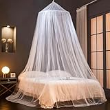 Mückennetz Bett 60x250x1100 cm,Moskitonetz Bett Baldachin,Moskitonetzs Doppelbett,Premium Moskitonetzs Doppelbett,Moskitonetz,Feinmaschiges Betthimmel Mückennet für Zu Hause Indoor Outdoor (C)