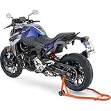 Hi-Q Tools Montageständer Motorrad Ständer Motorradheber hinten, einfaches Aufbocken und hohe Standfestigkeit, für Fast alle Motorräder bis 300kg geeignet, in der Breite individuell einstellbar