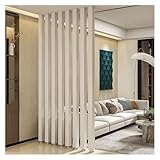 Holzlamellen Raumteiler Raumteiler Boden-zu-Decke Trennwand Sichtschutz für Teehaus Café Hotel 80cm Stilvolles Holzgitter Design für moderne Räume