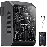 NEEWER Smart Mini V Mount Akku NEEWER APP Steuerung 6800mAh 99Wh 14,5V mit 100W PD Schnellladung OLED Dual USB C/D Tap/BP/USB A/Dual DC Anschlüsse Kompatibel mit BMPCC 4k 6k Camcorder Kamera PS099S