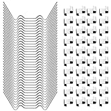 120 Stück Gewächshaus Klammern, Klammern für Gewächshaus, Gewächshausklammern Edelstahl Extra Stark, Sturmfest Gewächshaus Zubehör für Hohlkammerplatten, Gewächshaus Platten, Doppelstegplatten