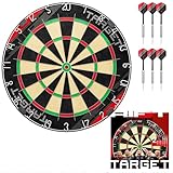 Target Darts Rift Dartboard Set | Stahlspitzen-Dartscheibe | Enthält Zwei Sätze 17G-Darts | Komplettes Starter-Set | Enthält 1 Monat DartCounter-App