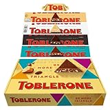 Toblerone Lovers Schokoladen-Geschenkkorb - Geschenkbox Auswahl - Schweizer Milchschokolade mit Honig und Mandelnougat Schokolade