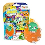 INKEE Badebombe Kinder mit Überraschung – Badekugeln 100g mit Zombie Figur, Halloween Badespaß, Badekugel mit Duft