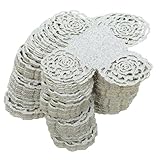 JOINPAYA 50 Stück Hohle Schokoladenbecher aus Bonbonpapier Pralinenverpackung für Hochzeit und Party Tischdekoration Süßigkeitendekoration