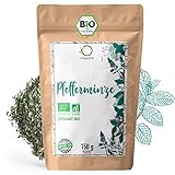 ORIGEENS BIO PFEFFERMINZE GETROCKNET, 150 g - Getrocknete Minze für Pfefferminz Tee und Eistee oder zur Verwendung als Küchenkräuter - Bio Pfefferminze lose