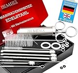 Premiala 304 Edelstahl Marinadenspritze – mit Marinadenstroh! 4 Nadeln, O-Ringe, Ebook, Ersatzteile verfügbar! Der originale 60ml Bratenspritze sorgt für den saftigsten Truthahn und BBQ aller Zeiten!