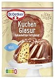 Dr. Oetker Kuchenglasur Hell, 150 g, kakaohaltige Fettglasur, zum Glasieren und Verzieren von Kuchen, Gebäck & Desserts