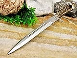 Generisch Jagd Bowie Messer Mittelalter Arbeitsmesser Kelten Klingen Steel Hunting Bowie Knife Wiht Hirsch Horn.6114EA