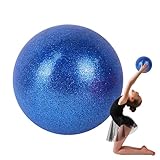 Fitnessball, 15 cm, Tanztraining, Fitness, Yoga-Ball, Balance-Rumpf-Kraft-Trainingsgeräte, Trainer, Pilates-Zubehör, Glitzer für Frauen und Mädchen