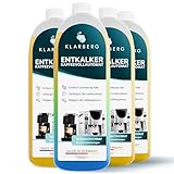 KLARBERG® - Universal Entkalker Kaffeevollautomat - Kaffeevollautomat Entkalker für alle Marken geeignet - 750ml (4, 750ml)