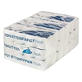 FETEX | Toilettenpapier 4-lagig [72 Rollen/Großpackung] 150 Blatt je Rolle | besonders weich und soft | Klopapier aus Zellstoff | Original FETEX