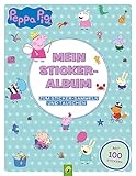 Peppa Pig Mein Stickeralbum mit 100 Stickern: 24 beschichtete Seiten für das einfache Ablösen und Tauschen deiner Stickersammlung | Ab 3 Jahren