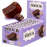 FitnesSHOCK Protein Cookie Schoko-Brownie, ohne Zusatz von Zucker, Kekse mit 15% Eiweiß, sättigende Ballaststoffe, low carb, weiche Konsistenz, 10x50g