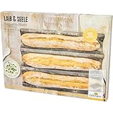 Birkmann, Baguetteblech, 3-fach, Karbonstahl, perforierte Backform, Antihaftbeschichtung, mit Rezept