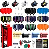 RED DRAGON Darts Zubehör, Packung Pro Aluminium-Set, inklusive Flights, Schäfte und Zubehör