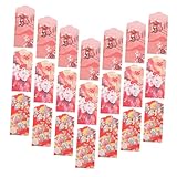 Homoyoyo 60 Stück Rote Umschläge mit Blumenmuster Leichte Geldtaschen für Chinesisches Neujahrsfest und Traditionelle Hochzeiten Robuste Briefumschläge für Geburtstag Engagement und