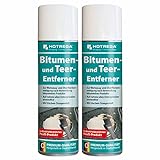 HOTREGA Bitumen- und Teer-Entferner 300 ml - entfernt auch Harz, Ruß, Gummiabrieb, Menge:2