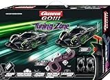 Carrera GO Tuning Zone – Rennbahn Set mit futuristischen Hypercars im Maßstab 1:43 – Slotcar Bahn mit Looping Fly-Over und Kreuzung für spannenden Actionspaß auf 5,3 m Strecke