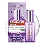 L'Oréal Paris Augenserum für Frauen: sorgt für eine aufgepolsterte Augenpartie und weniger dunkle Augenringemit 2,5% [Hyaluronsäure+Koffein], Revitalift Filler, 1x 20ml