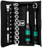 Wera 05004090001 8006 SC 1 Zyklop Hybrid-Knarrensatz, 1/2'-Antrieb, metrisch, 13-teilig, Schwarz, Grün, Stück