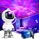 Sternenhimmel Projektor Astronaut Galaxy Projector - Led Sternenlicht Lampe Sternenprojektor Nachtlicht Star Galaxie Sternlichtprojektor Sternhimmel Lichtprojektor für Kinder Erwachsene