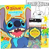 Stitch Advanced Malbuch-Set für Jugendliche, Erwachsene, Lilo und Stitch Malbuch, Set mit Buntstiften, mehr (Entspannung für Erwachsene)