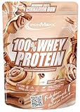 IronMaxx 100% Whey Protein Pulver - Cinnamon Bun 500g Beutel |zuckerreduziertes, wasserlösliches Eiweißpulver aus Molkenprotein | viele verschiedene Geschmacksrichtungen