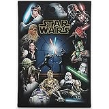 Open Road Brands Disney Star Wars Gallery Wrapped Canvas Wall Art - Classic Star Wars Wall Decor Featuring Luke Skywalker, Darth Vader, Chewbacca and More