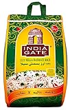 INDIA GATE Sella Basmati Rice, parboiled (aus Indien, feines Langkorn) aromatisch, Vorratspackung - 1er Pack (1 x 5 kg)