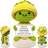 ZVBRSKM Schildkröte, Kuscheltier Mit Häkchen Und Sockel, Pocket Hug Sorgenfresser, Positive Schildkröte Kartoffel, Ideal Als Positive Geschenke Oder Für Persönliche Entspannung