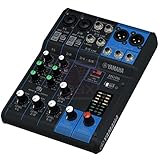 Yamaha MG06 Mischpult – Kompaktes Mischpult mit sechs Eingangskanälen und D-PRE-Mikrofonvorverstärkern