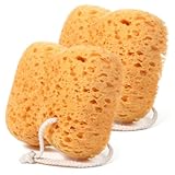 AOZUO 2 Stück Badeschwämme, Ultraweich mit Dichtem Schaum Duschschwämme für Frauen Männer, Größere Peeling Körperschwamm für Sanfte Gründliche Reinigung für Empfindliche, Trockene Haut