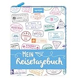 Mein Reise-Tagebuch - Eintragbuch mit Reißverschluss: Reisetagebuch zum Selberschreiben – für Urlaubserinnerungen, Checklisten und Geheimtipps