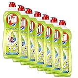 Pril 5 Original Limette, Spülmittel, beseitigt starke Verschmutzungen, 7er Pack (7 x 750 ml)